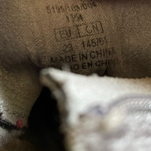 Zara Baby Girls Dream Big Shoes Booties Velvet Grey Toddler Size US 7/ EU 23 - Picture 7 of 7